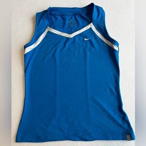 Nike Dri-FIT Blue Athletic‎ Tank Top Medium